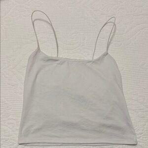 Gaze White Camisole Top